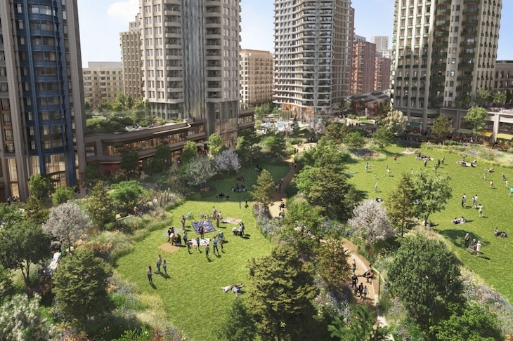 A park in earls court development