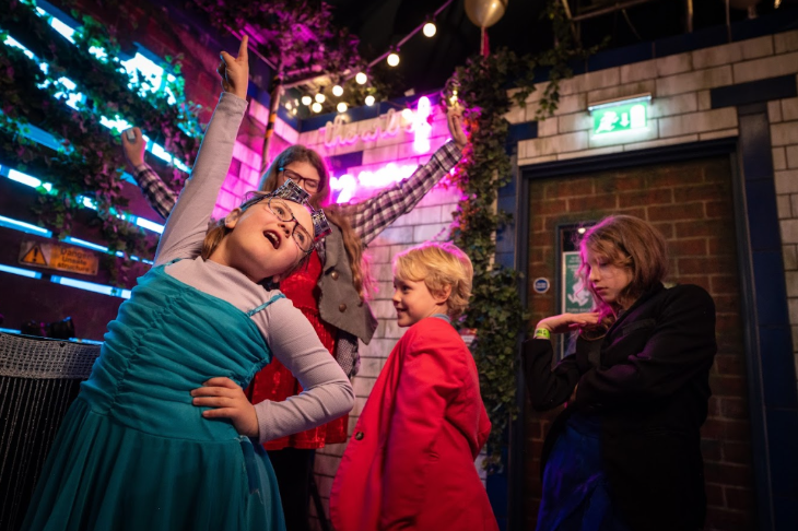 A family in the Story Museum