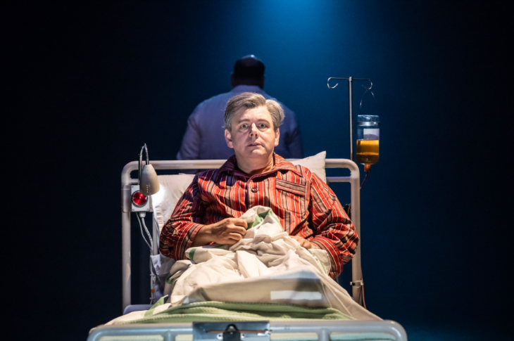 What's on in London July 2025: Michael Sheen on stage in a hospital bed in Nye