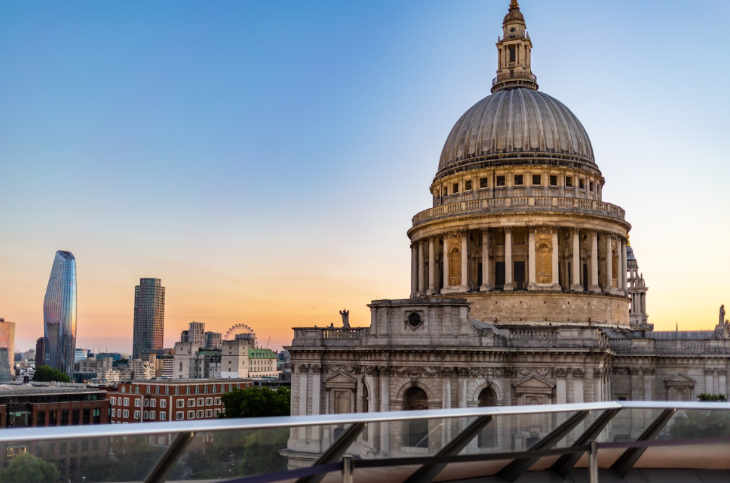 A view of St Paul's from the Madison skyline