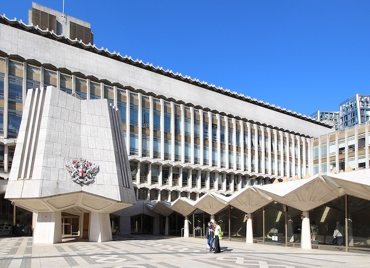 Modern bits of guildhall london
