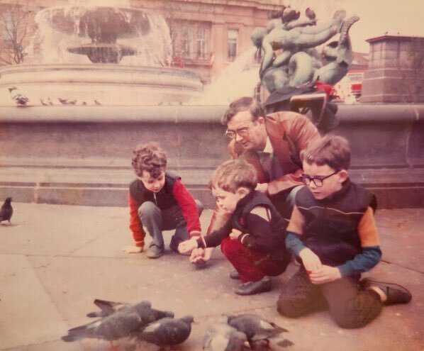 Pigeon feeding in Trafalgar Square
