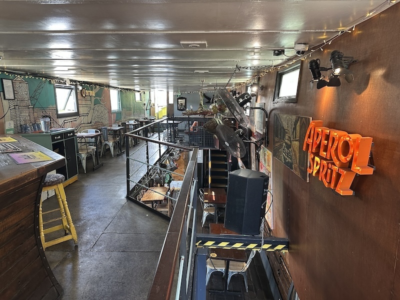 Inside Tamesis Dock