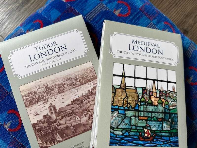 maps of tudor and medieval london