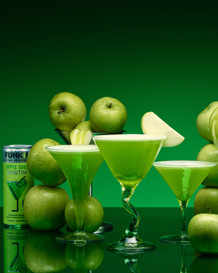 Apple sour drinks