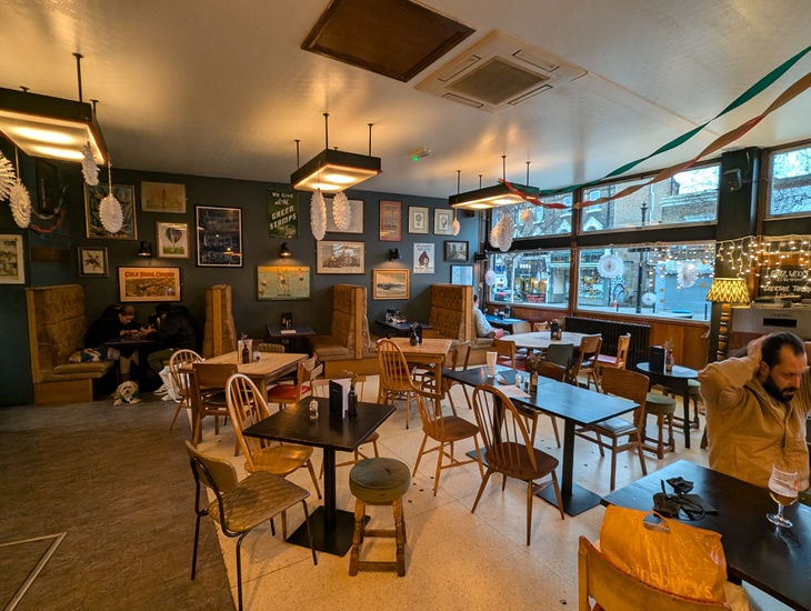 The Sylvan Post pub inside