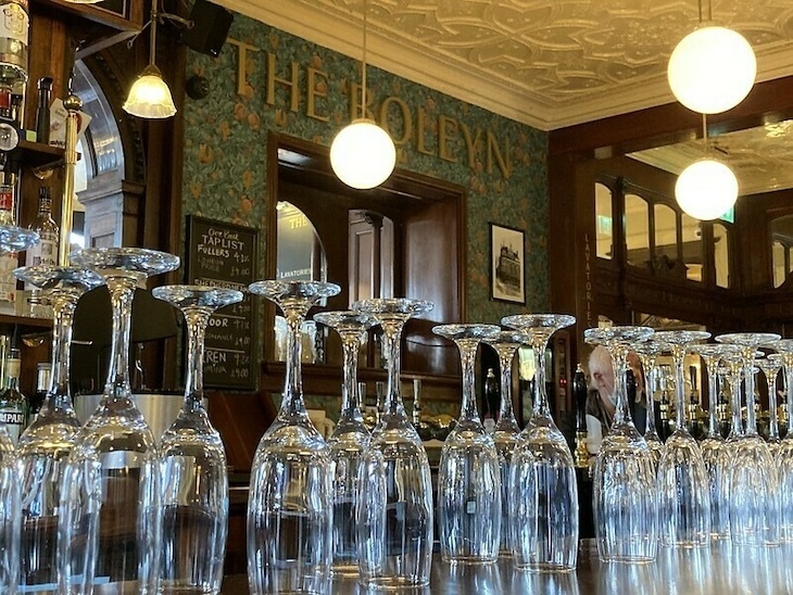 Inside the Boleyn Tavern, Upton Park