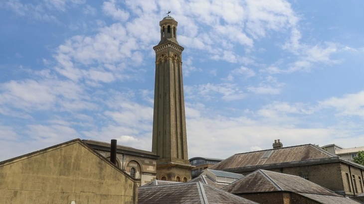 An Italianate water tower