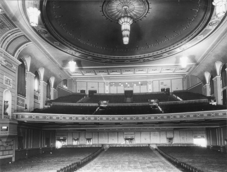 An old photo of the cinema