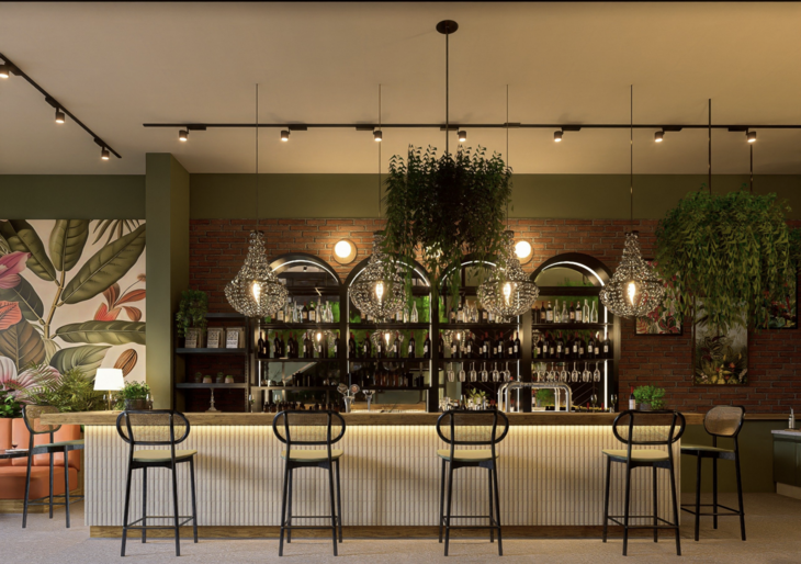 A cocktail bar