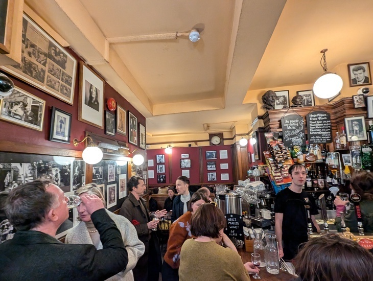 A busy French House bar