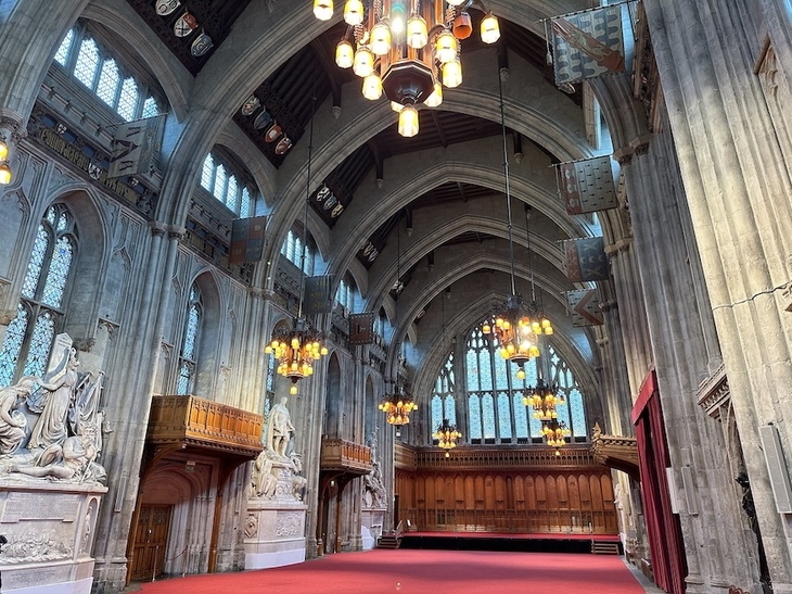 Inside Guildhall