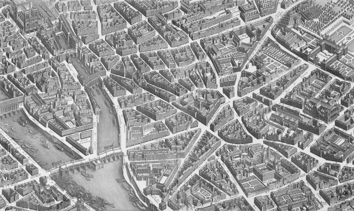 A map of Paris