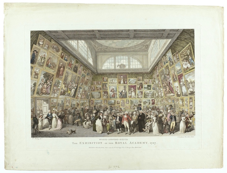 People at the summer Exhibition