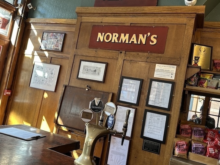 Normans coach and horses pub in soho