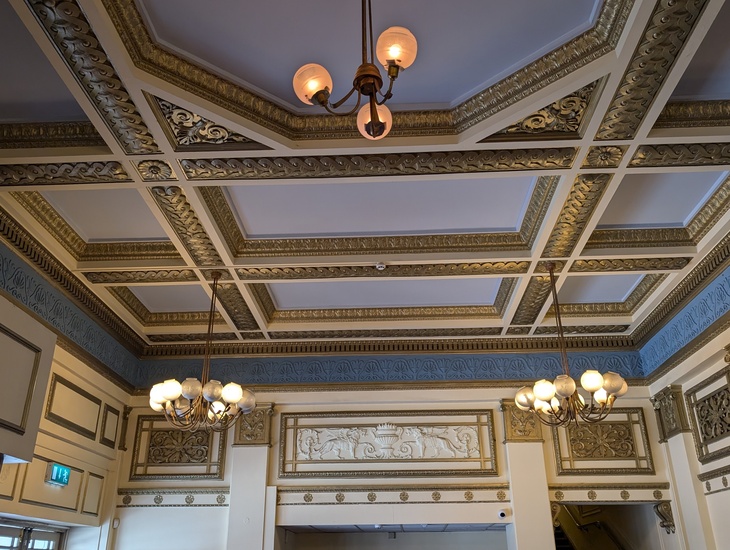 A grand lobby area