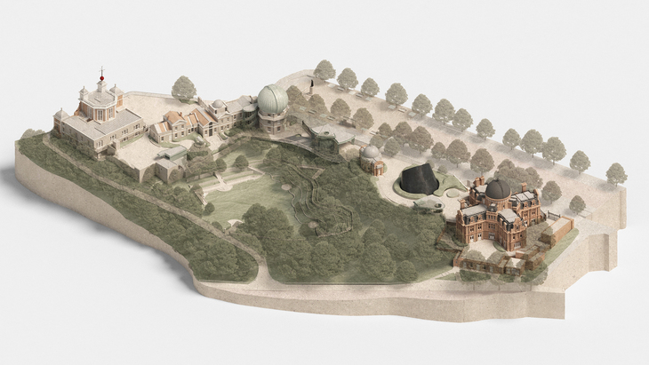 A mock up of the new surrounding gardens