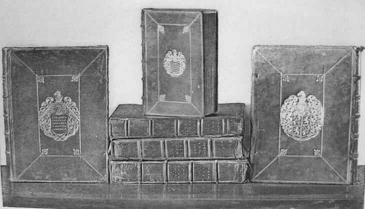 The six volumes of the diary manuscript