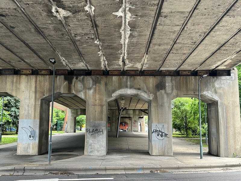 Under the Chiswick flyover