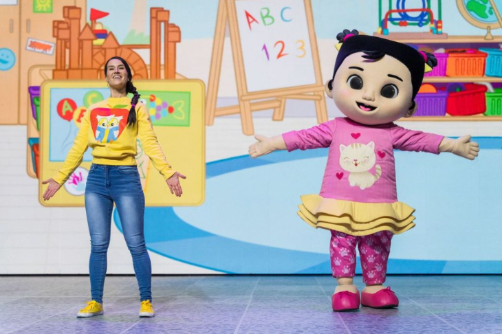 Things to do today in London: CocoMelon performers on stage