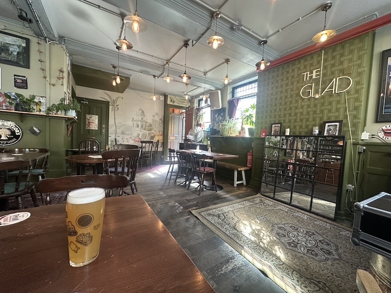Inside the gladstone arms