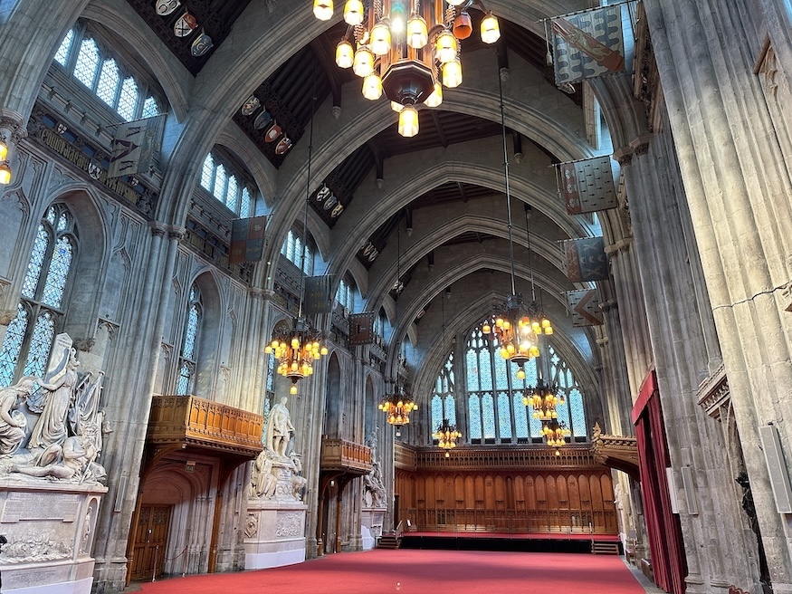 Inside Guildhall
