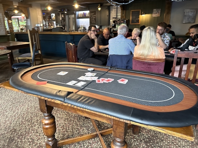 Poker night at the Ailsa