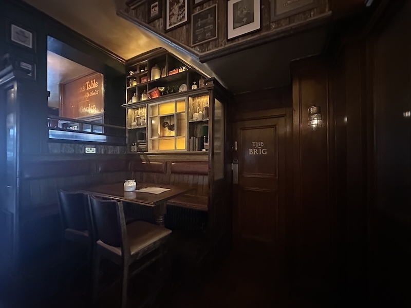 A snug corner in the Ship, borough high street