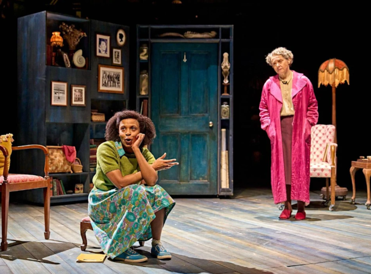 Things to do in London this autumn 2025: two cast members on stage in a performance of Ballet Shoes