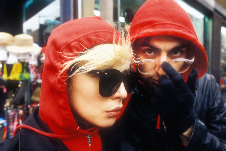 Blondie in red hoods