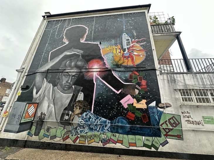 A George Michael mural