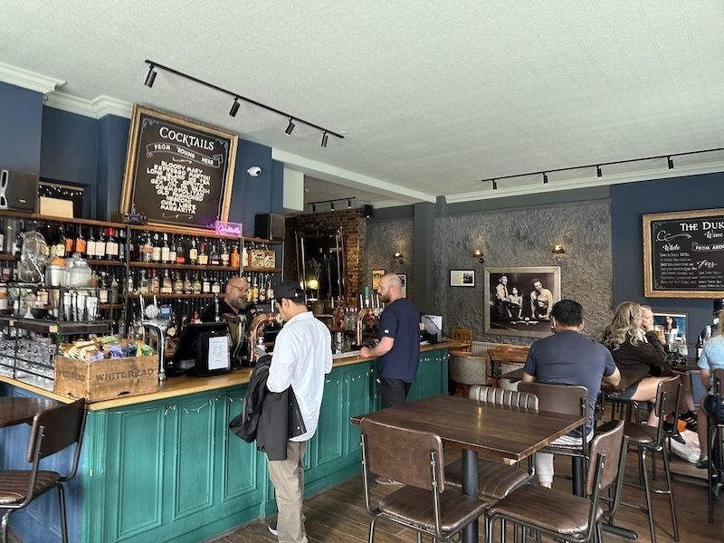 Inside the Duke of York, St John's Wood