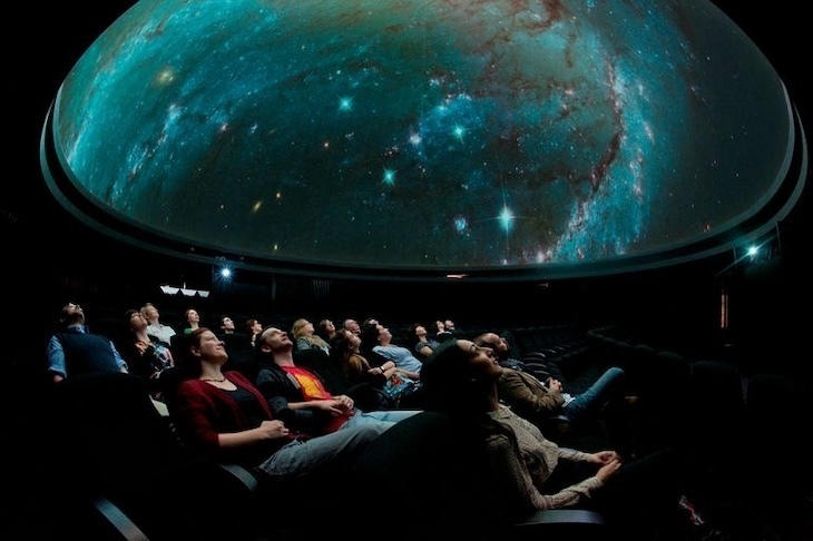 Inside the Greenwich planetarium