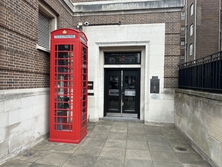 where is the Tall phone box in Maida vale