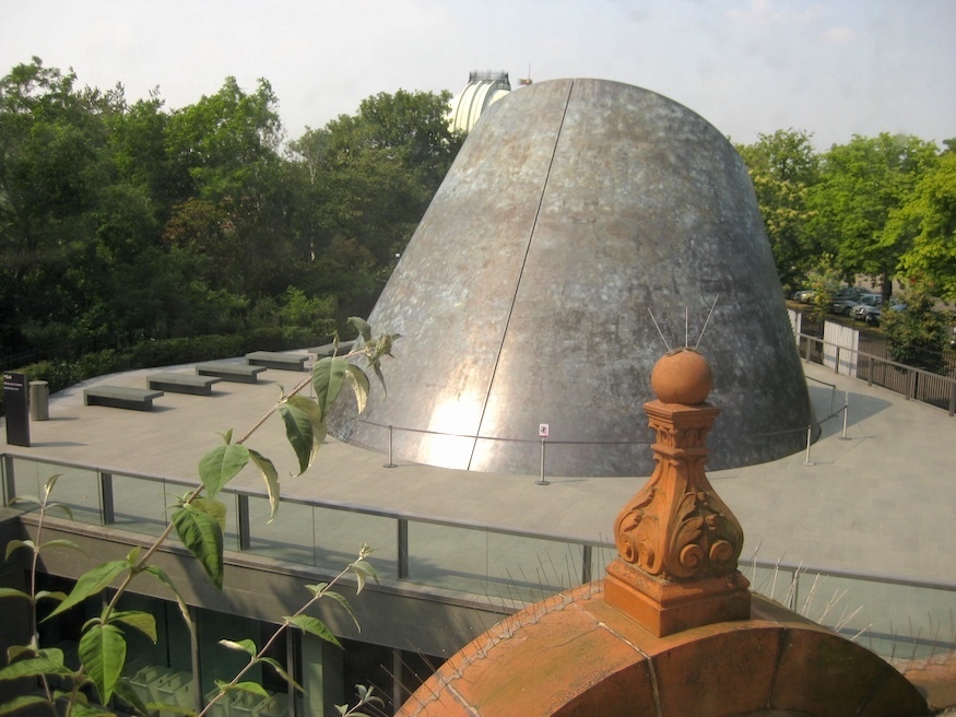 The Peter Harrison Planetarium as viewed from above