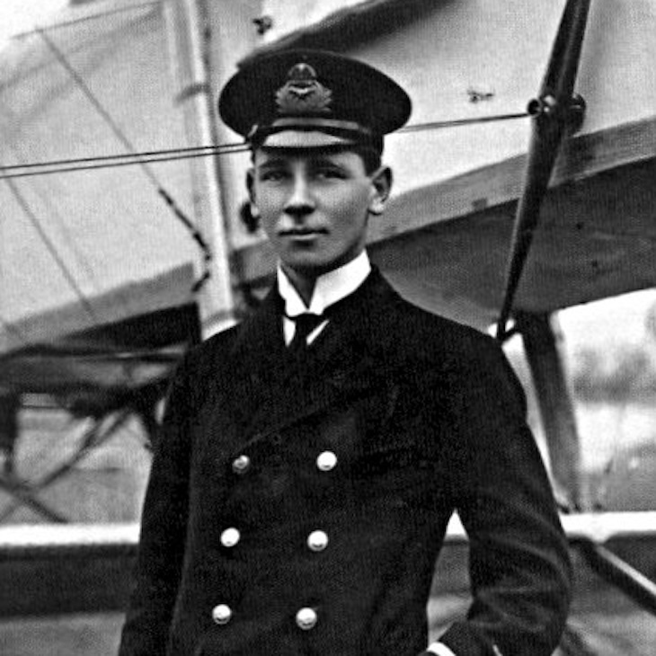 A portrait of Reginald Warneford pilot