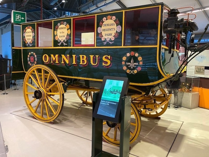 A Shillibeer omnibus as shown at London Transport Museum