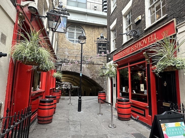 The Ship and Shovell in Charing Cross