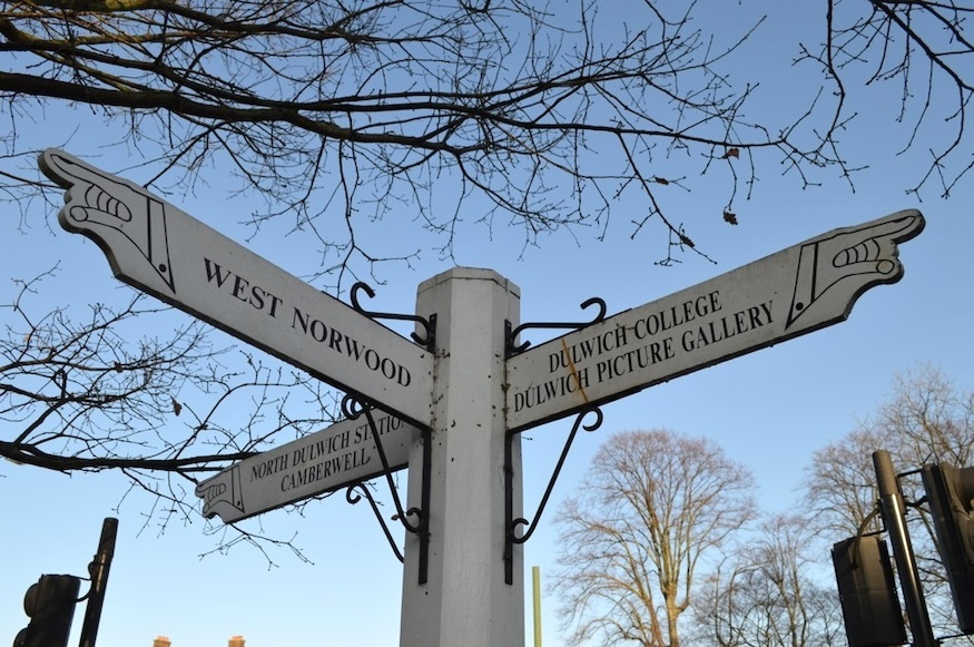 An old fingerpost 