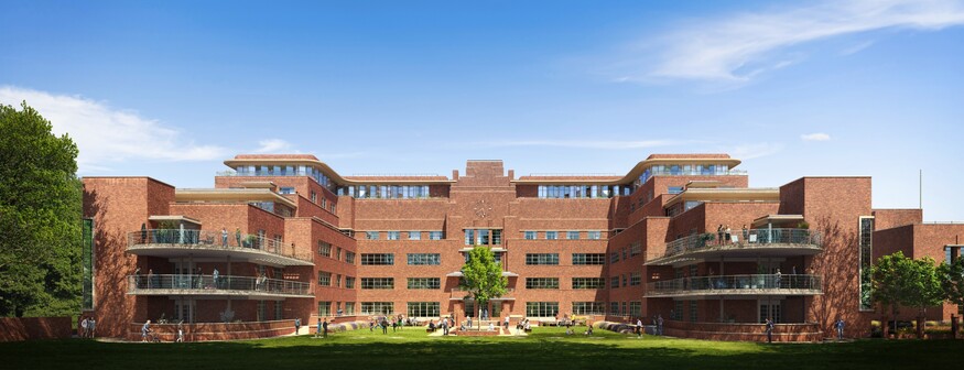 A mock up of the hospital as flats