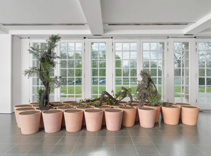 September 2025 events in London: terracotta pots inside Serpentine South