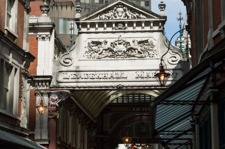 What's on in London today: the entrance to Leadenhall Market