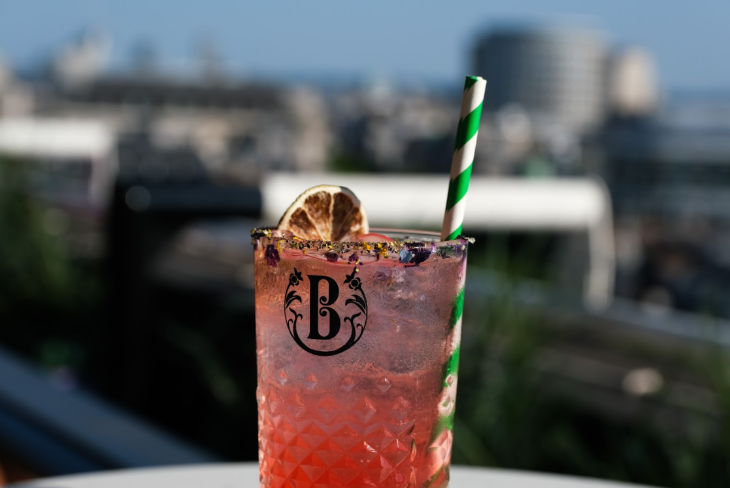 What's on in London this weekend: a pink cocktail in a glass