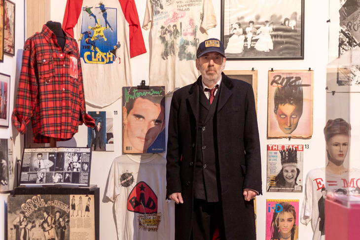Mick Jones in the museum