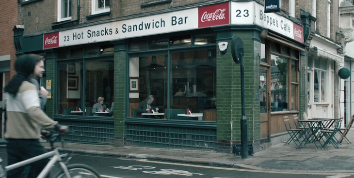 Where does Gary Oldman have breakfast in Slow Horses