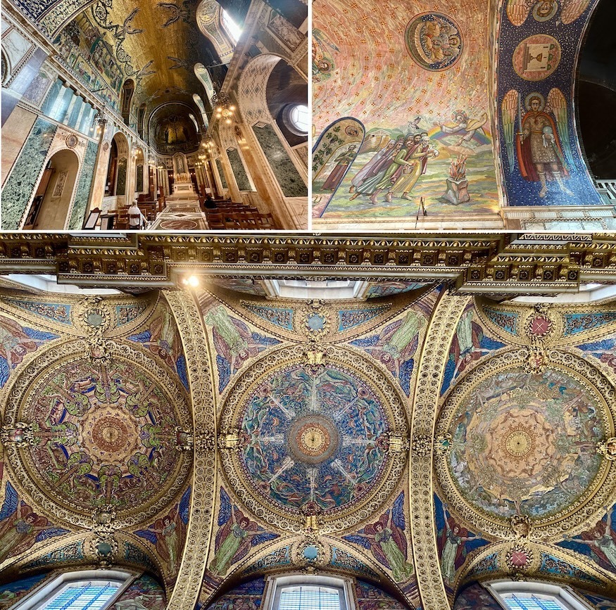 Mosaics in westminster cathedral and st pauls