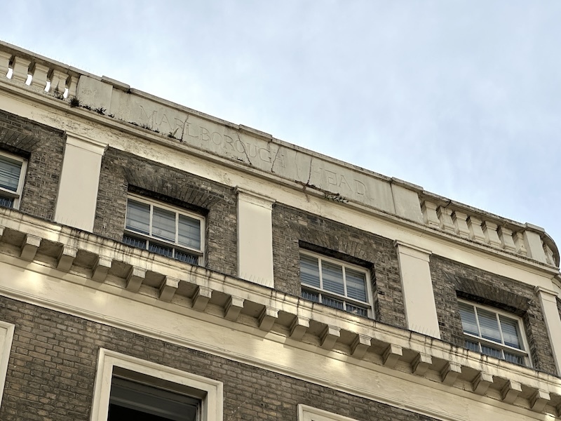 Marlborough head parapet
