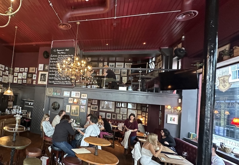The balcony in the Marlborough Head