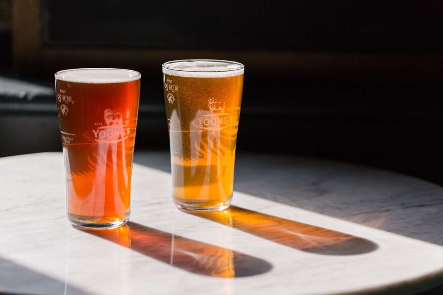 Two pints of youngs