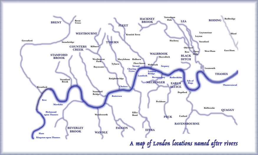 The lost rivers of London